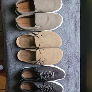 Maurices Tan and Black Shoe Trio